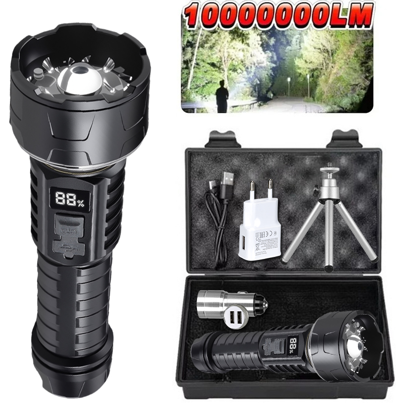 Outdoor Adventure Trips - COB LED Taschenlampe Wiederaufladbare Laterne 7-core