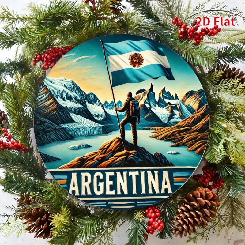Outdoor Adventure Birthday Party - 1 Stück 2D-Flugzeugmodell – „Argentinische Naturlandschaften