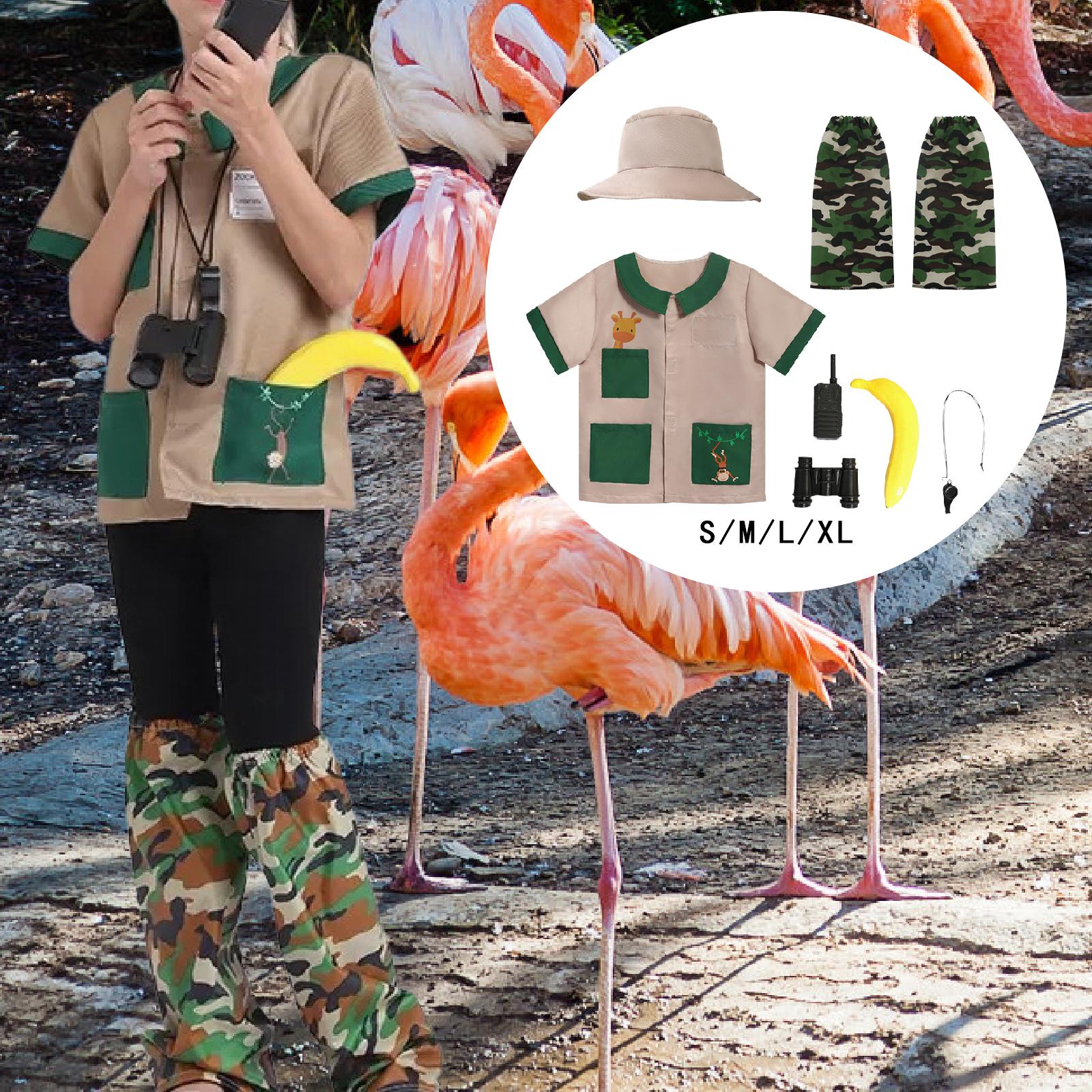 Outdoor Adventure Kit For Kids - Explorer-Kostümset für Kinder, Pfeifenteleskop, Zoo, Outdoor-Abenteuerset