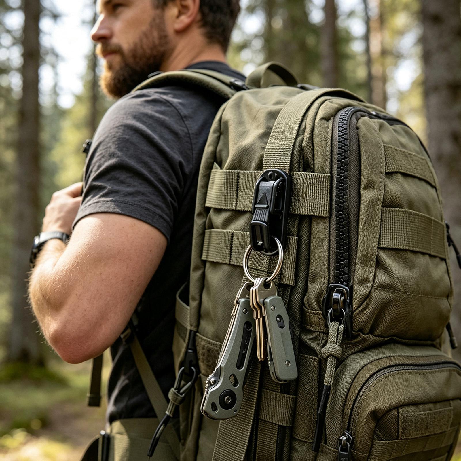 1 Stück Gürtelschlüsselclip, m – Outdoor Adventure Backpack Bewertung und Preis