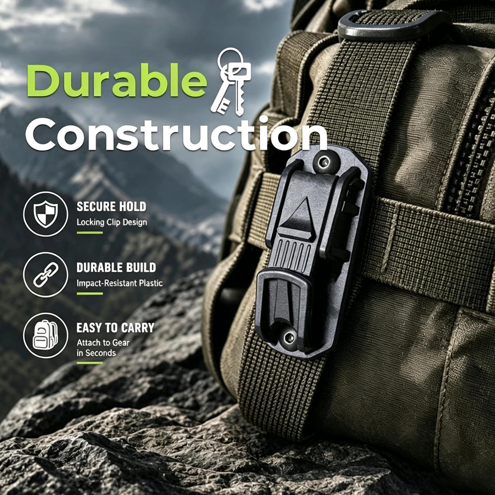 1 Stück Gürtelschlüsselclip, m – Outdoor Adventure Backpack Bewertung und Preis